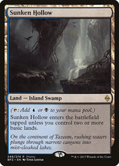 Vale Afundado / Sunken Hollow - Magic: The Gathering - MoxLand