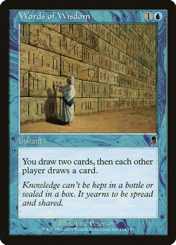 Palavras de Sabedoria / Words of Wisdom - Magic: The Gathering - MoxLand
