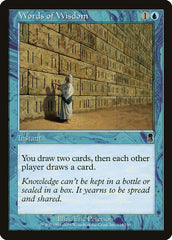 Palavras de Sabedoria / Words of Wisdom - Magic: The Gathering - MoxLand