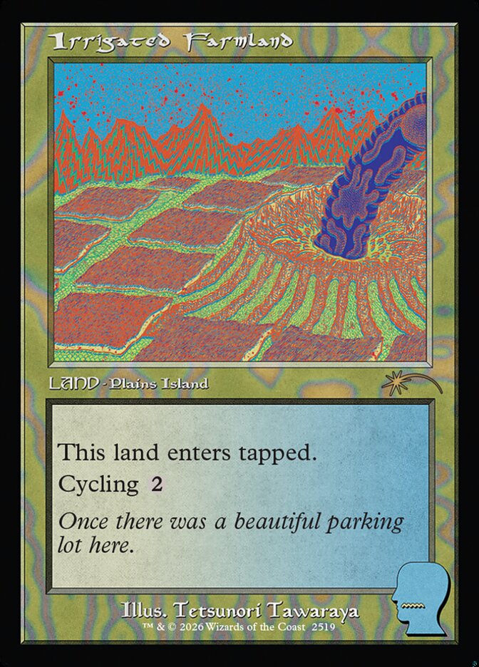Fazendas Irrigadas / Irrigated Farmland - Magic: The Gathering - MoxLand