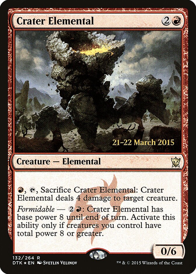 Elemental da Cratera / Crater Elemental - Magic: The Gathering - MoxLand