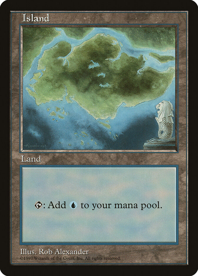 Ilha / Island - Magic: The Gathering - MoxLand