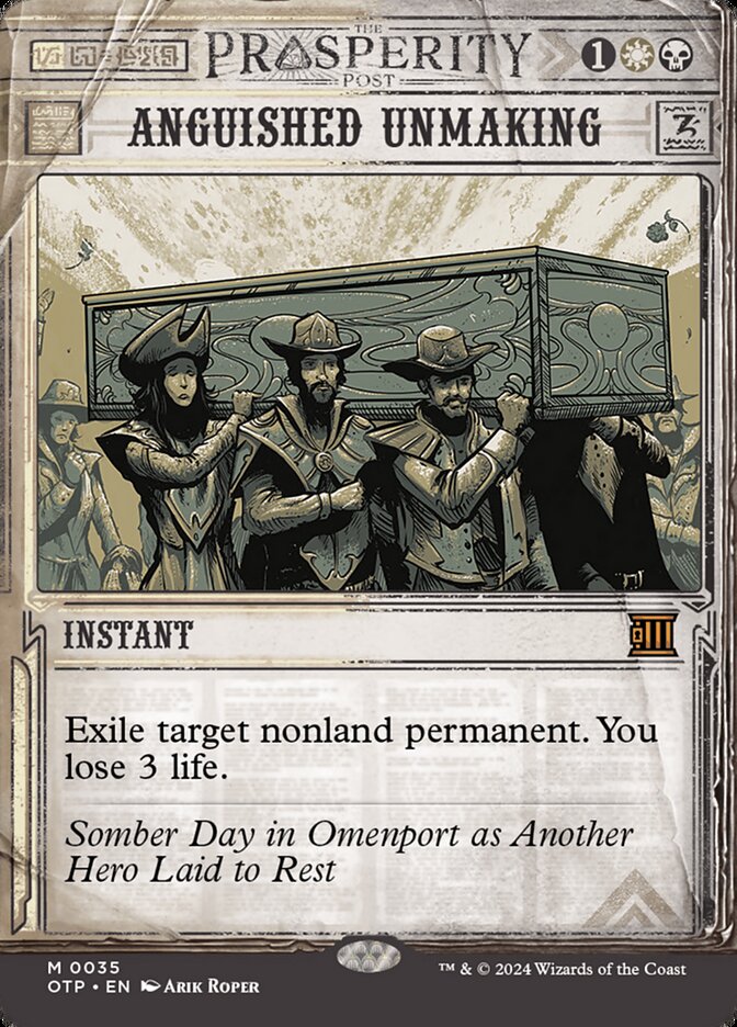 Desfazer Angustiado / Anguished Unmaking - Magic: The Gathering - MoxLand