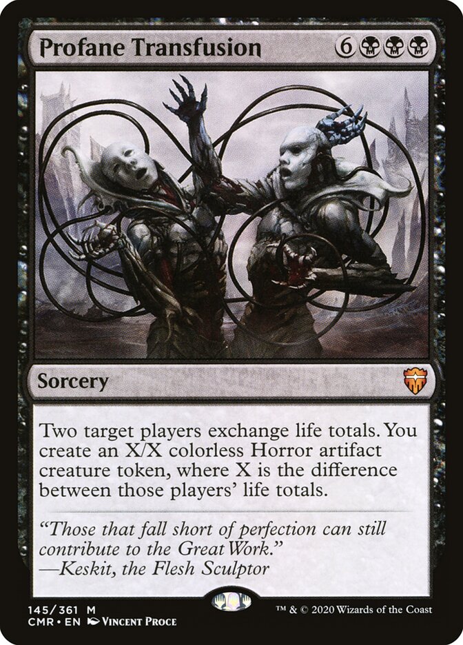Transfusão Profana / Profane Transfusion - Magic: The Gathering - MoxLand