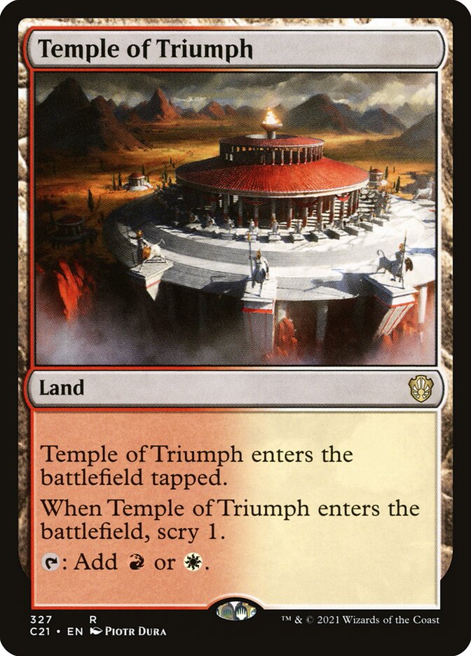 Templo do Triunfo / Temple of Triumph - Magic: The Gathering - MoxLand