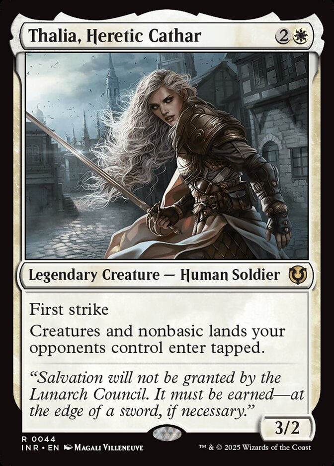 Thalia, Cátara Herege / Thalia, Heretic Cathar - Magic: The Gathering - MoxLand
