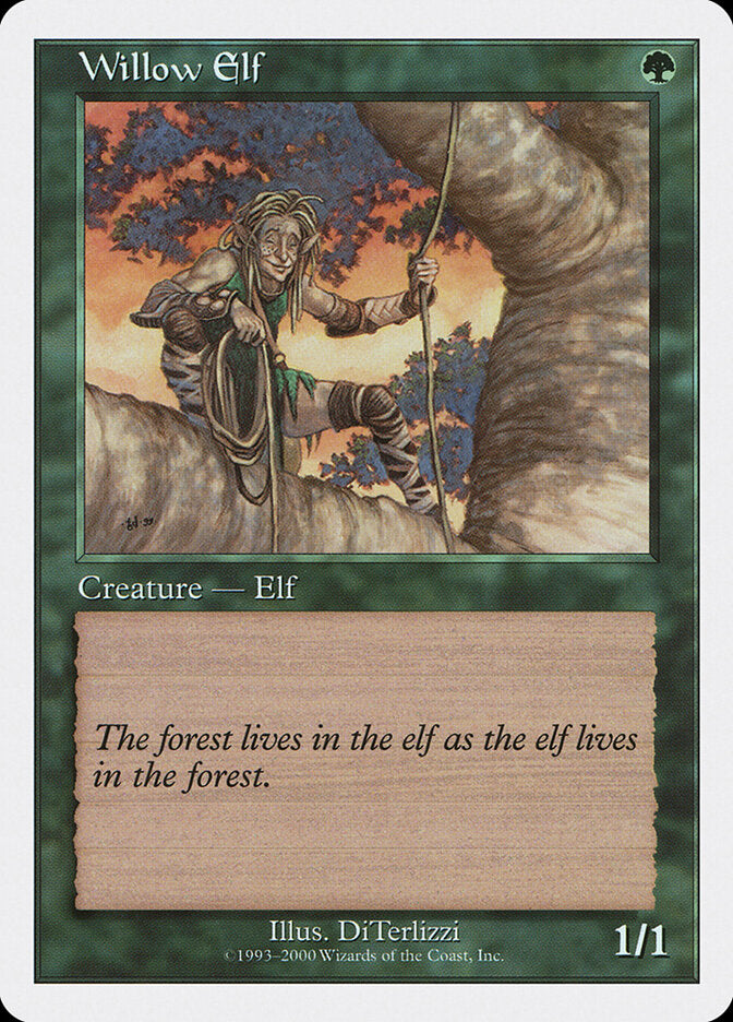 Willow Elf - Magic: The Gathering - MoxLand