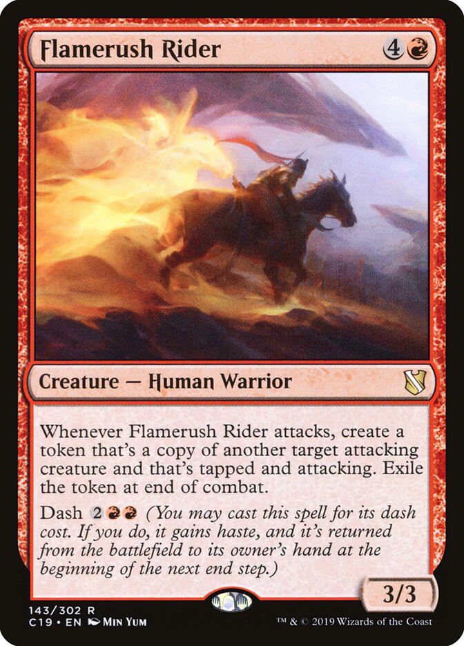 Saqueador Flamígero / Flamerush Rider - Magic: The Gathering - MoxLand