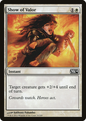 Demonstração de Bravura / Show of Valor - Magic: The Gathering - MoxLand