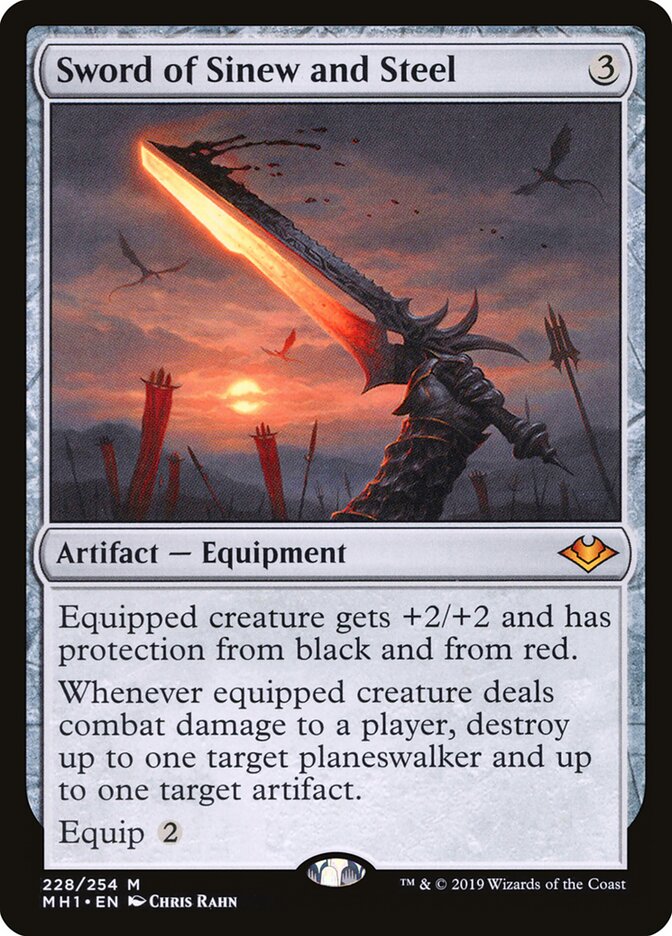 Espada de Aço e Tendão / Sword of Sinew and Steel - Magic: The Gathering - MoxLand