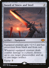 Espada de Aço e Tendão / Sword of Sinew and Steel - Magic: The Gathering - MoxLand