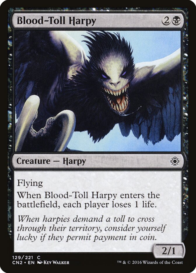 Harpia do Pedágio de Sangue / Blood-Toll Harpy - Magic: The Gathering - MoxLand