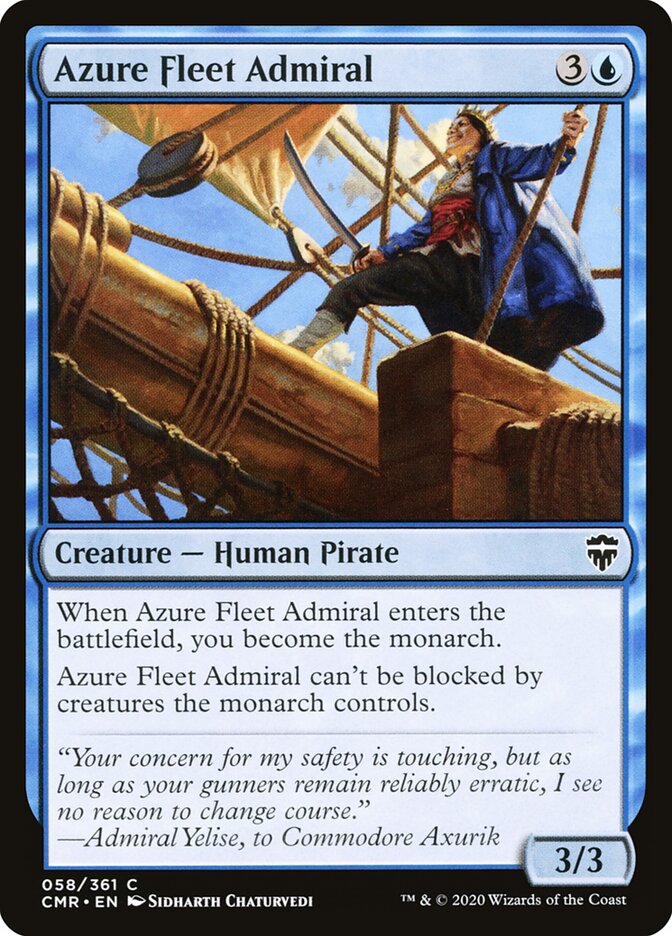 Almirante da Frota Cerúlea / Azure Fleet Admiral - Magic: The Gathering - MoxLand