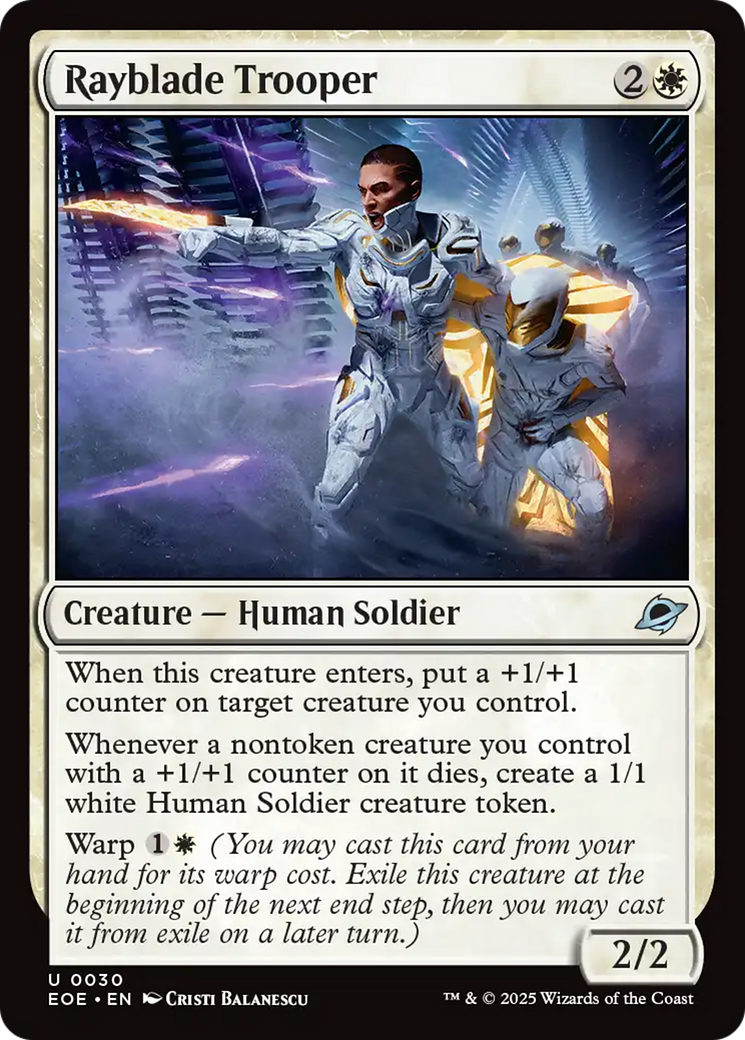Infante da Raiolâmina / Rayblade Trooper - Magic: The Gathering - MoxLand