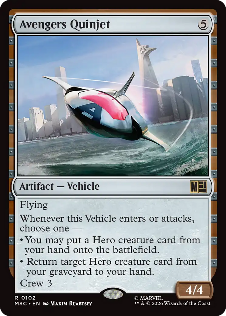 Avengers Quinjet - Magic: The Gathering - MoxLand