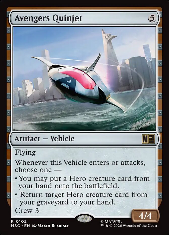 Avengers Quinjet - Magic: The Gathering - MoxLand
