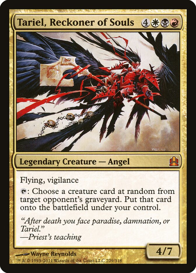 Tariel, Reckoner of Souls / Tariel, Reckoner of Souls - Magic: The Gathering - MoxLand