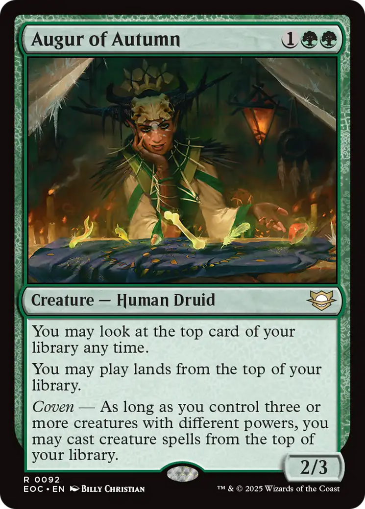 Áugure do Outono / Augur of Autumn - Magic: The Gathering - MoxLand