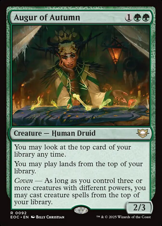 Áugure do Outono / Augur of Autumn - Magic: The Gathering - MoxLand