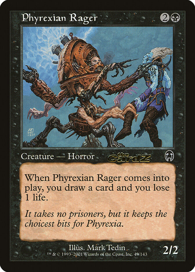 Raivoso Phyrexiano / Phyrexian Rager - Magic: The Gathering - MoxLand