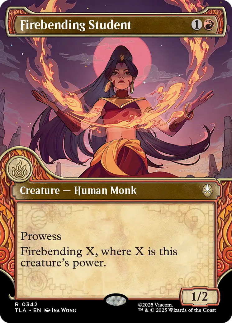 Estudante de Dobra de Fogo / Firebending Student - Magic: The Gathering - MoxLand