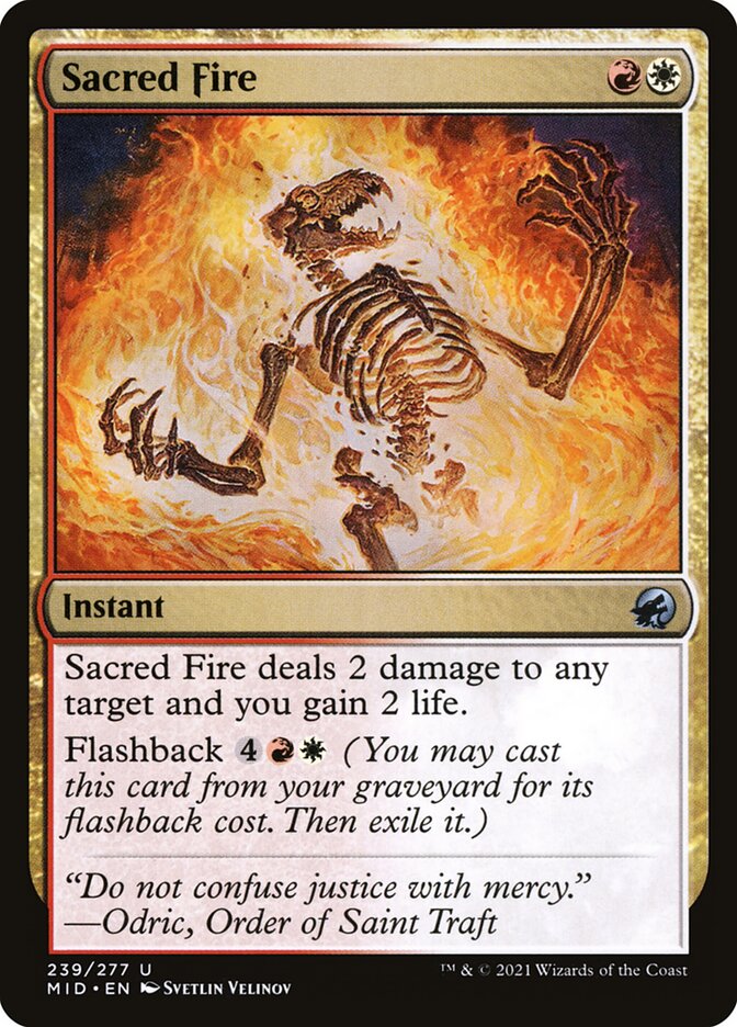 Fogo Sagrado / Sacred Fire - Magic: The Gathering - MoxLand