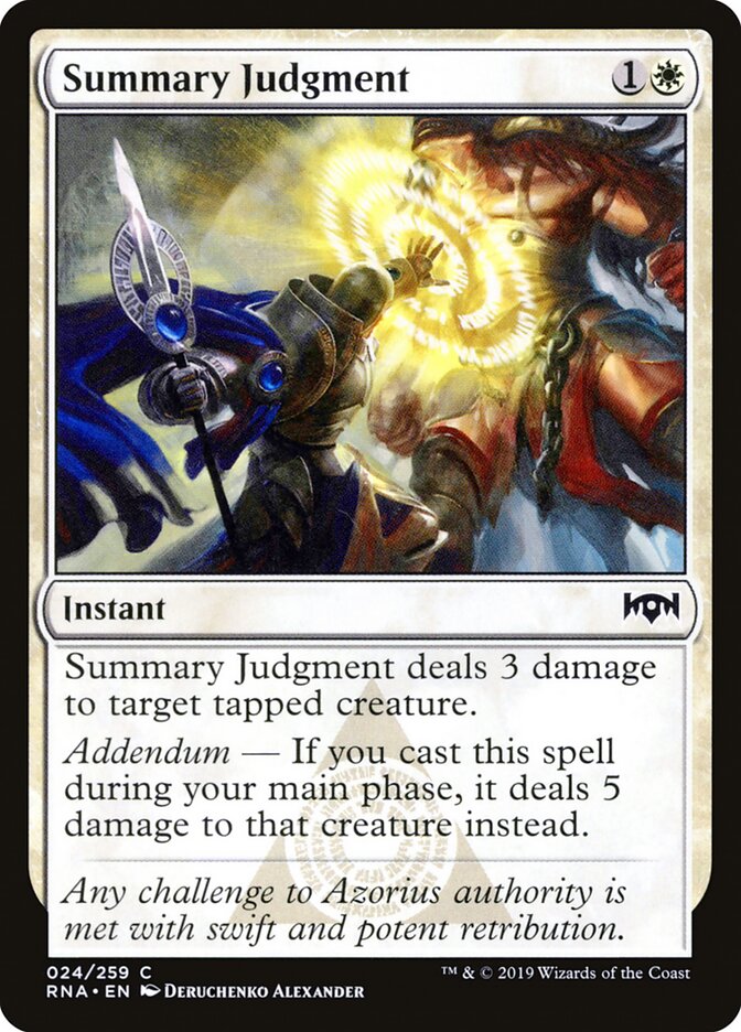 Julgamento Sumário / Summary Judgment - Magic: The Gathering - MoxLand