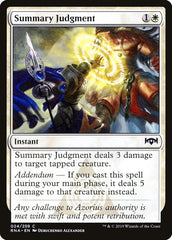 Julgamento Sumário / Summary Judgment - Magic: The Gathering - MoxLand