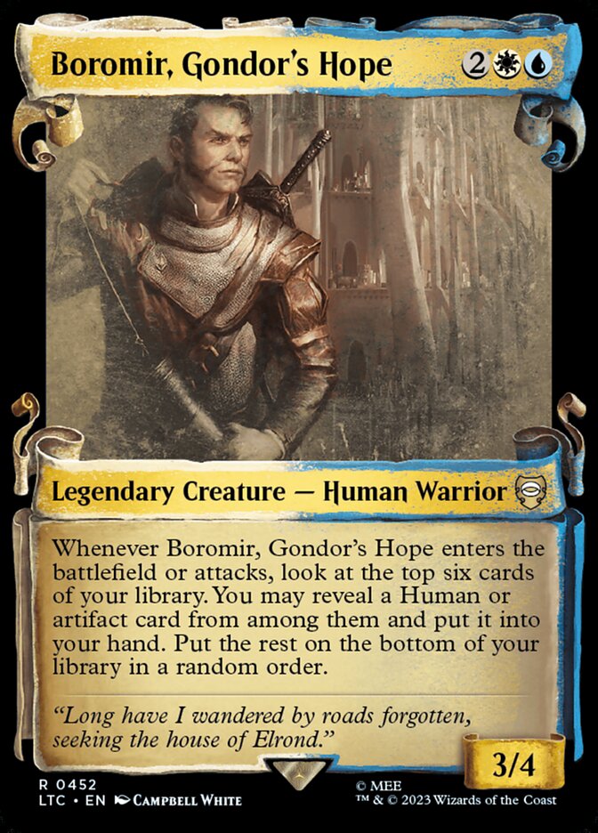 Boromir, Esperança de Gondor / Boromir, Gondor's Hope - Magic: The Gathering - MoxLand