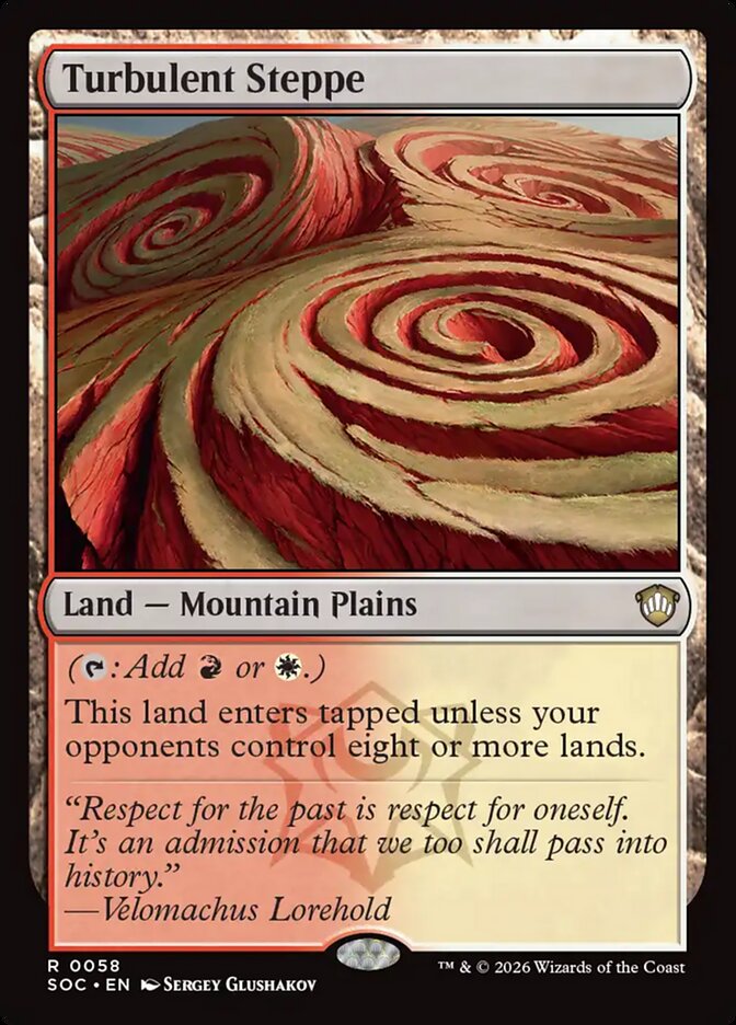 Turbulent Steppe - Magic: The Gathering - MoxLand