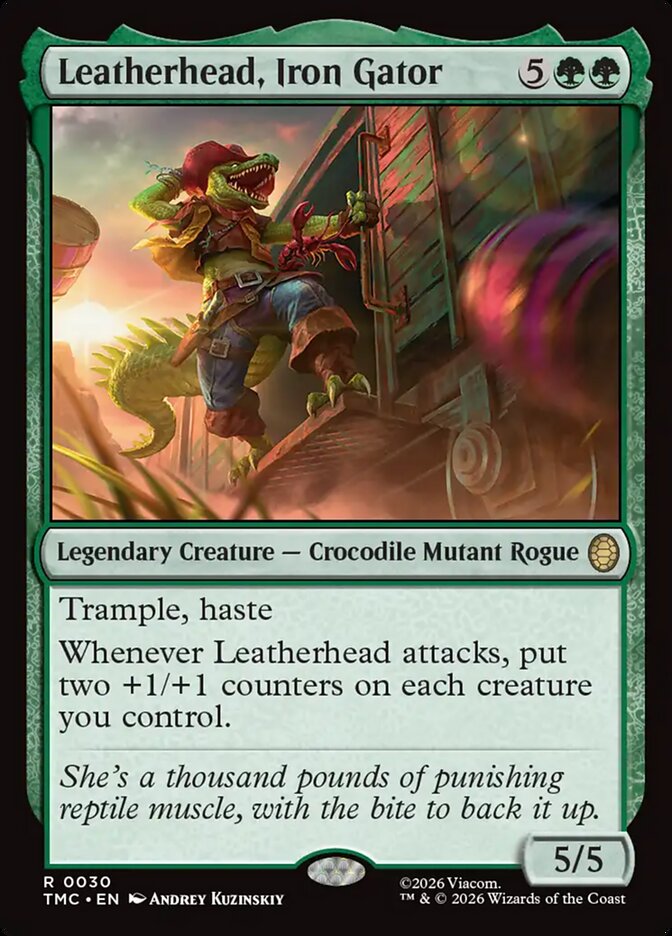 Leatherhead, Iron Gator - Magic: The Gathering - MoxLand