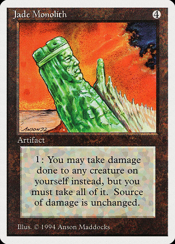 Monolito de Jade / Jade Monolith - Magic: The Gathering - MoxLand