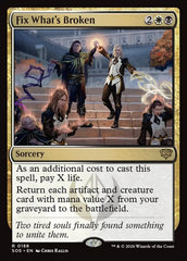 Fix What's Broken - Magic: The Gathering - MoxLand