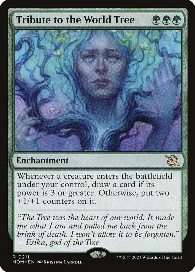 Tributo à Árvore-mundo / Tribute to the World Tree - Magic: The Gathering - MoxLand