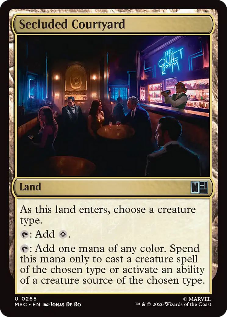 Pátio Reservado / Secluded Courtyard - Magic: The Gathering - MoxLand