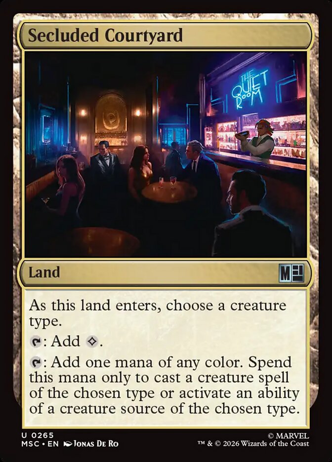 Pátio Reservado / Secluded Courtyard - Magic: The Gathering - MoxLand