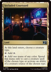 Pátio Reservado / Secluded Courtyard - Magic: The Gathering - MoxLand