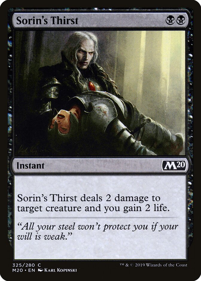 Sede de Sorin / Sorin's Thirst - Magic: The Gathering - MoxLand