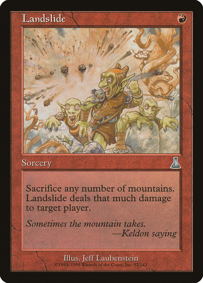 Deslizamento de Terra / Landslide - Magic: The Gathering - MoxLand