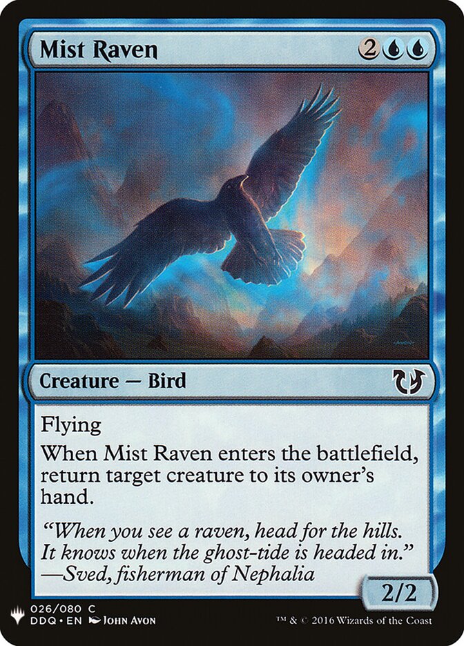 Corvo das Brumas / Mist Raven - Magic: The Gathering - MoxLand
