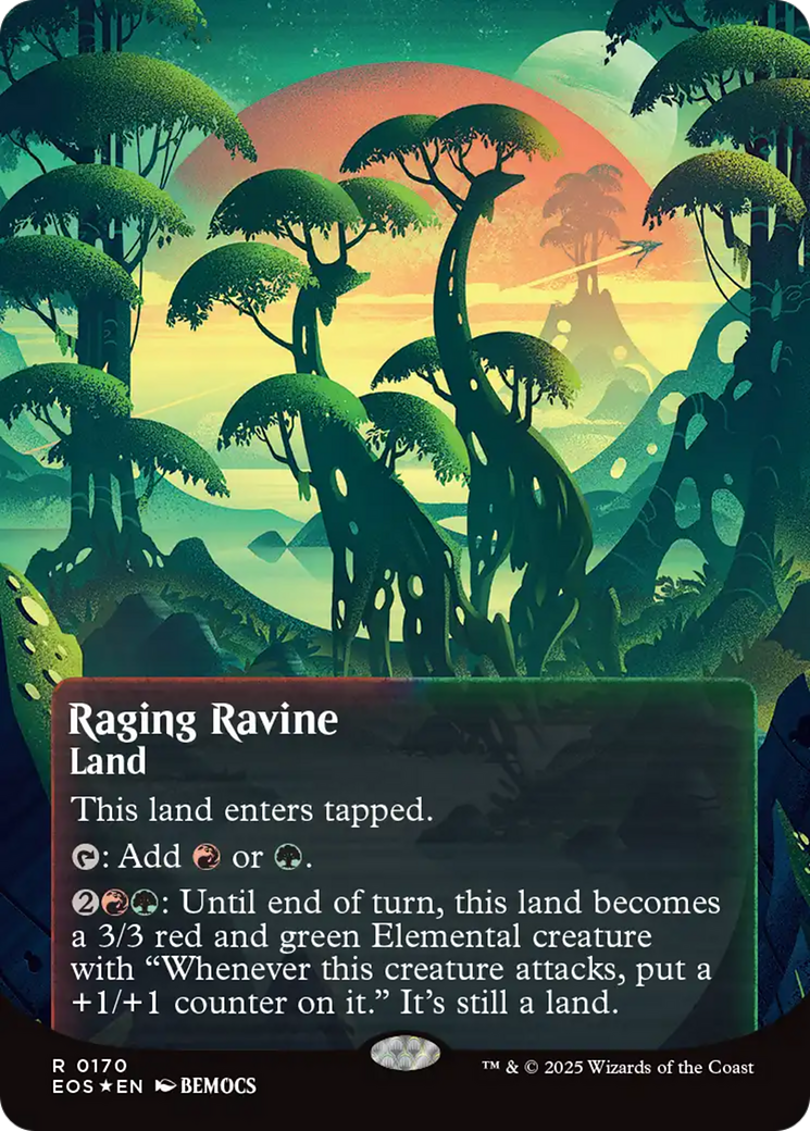 Ravina Enfurecida / Raging Ravine - Magic: The Gathering - MoxLand