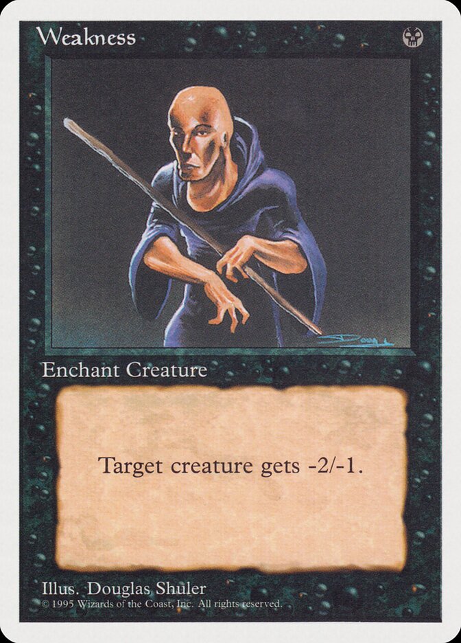 Fraqueza / Weakness - Magic: The Gathering - MoxLand