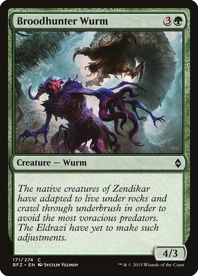 Vorme Caçador da Prole / Broodhunter Wurm - Magic: The Gathering - MoxLand