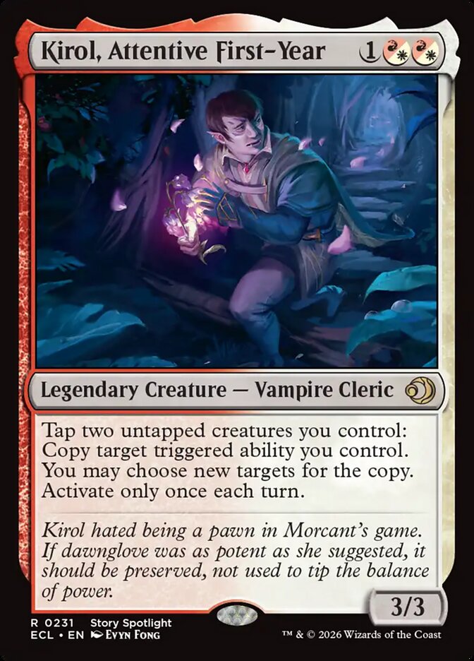 Kirol, Calouro Atento / Kirol, Attentive First-Year - Magic: The Gathering - MoxLand