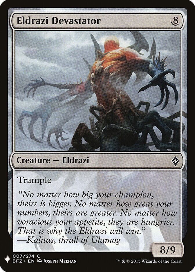 Devastador Eldrazi / Eldrazi Devastator - Magic: The Gathering - MoxLand