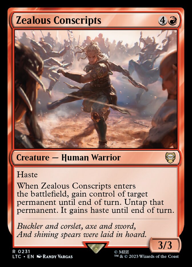 Recrutas Zelosos / Zealous Conscripts - Magic: The Gathering - MoxLand