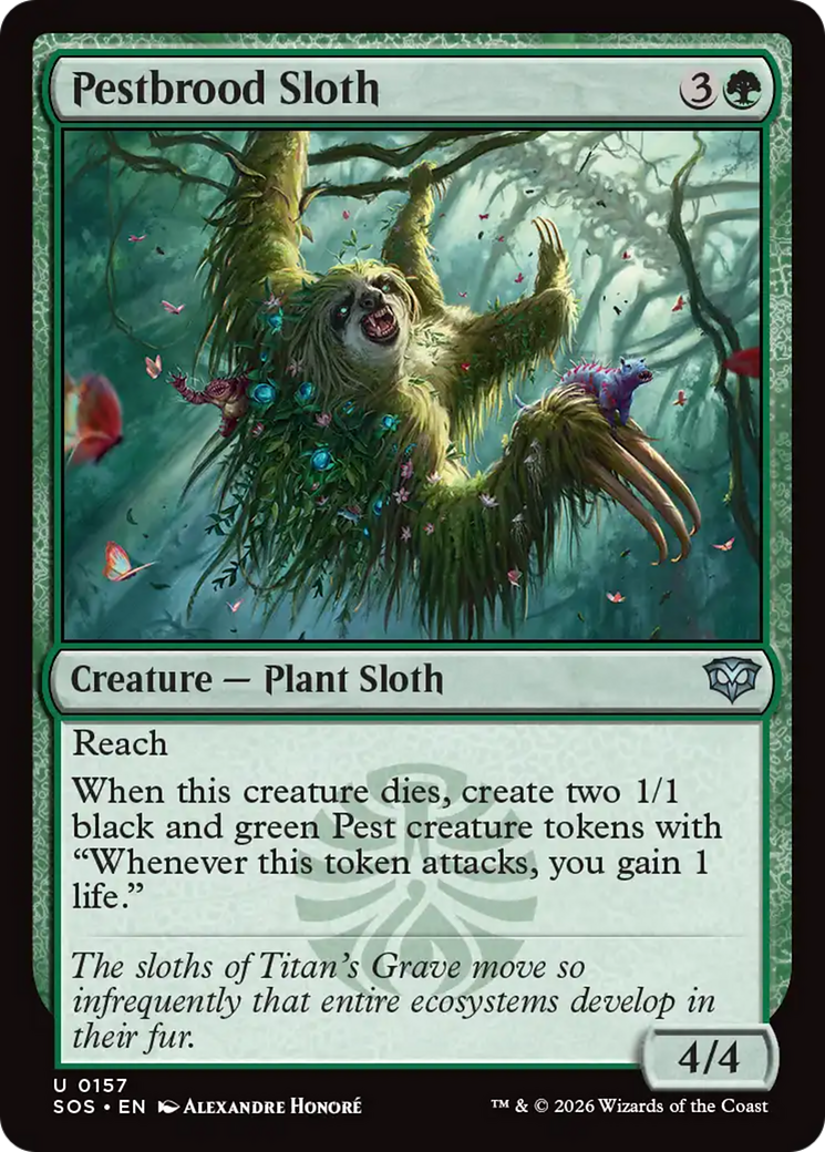 Pestbrood Sloth - Magic: The Gathering - MoxLand