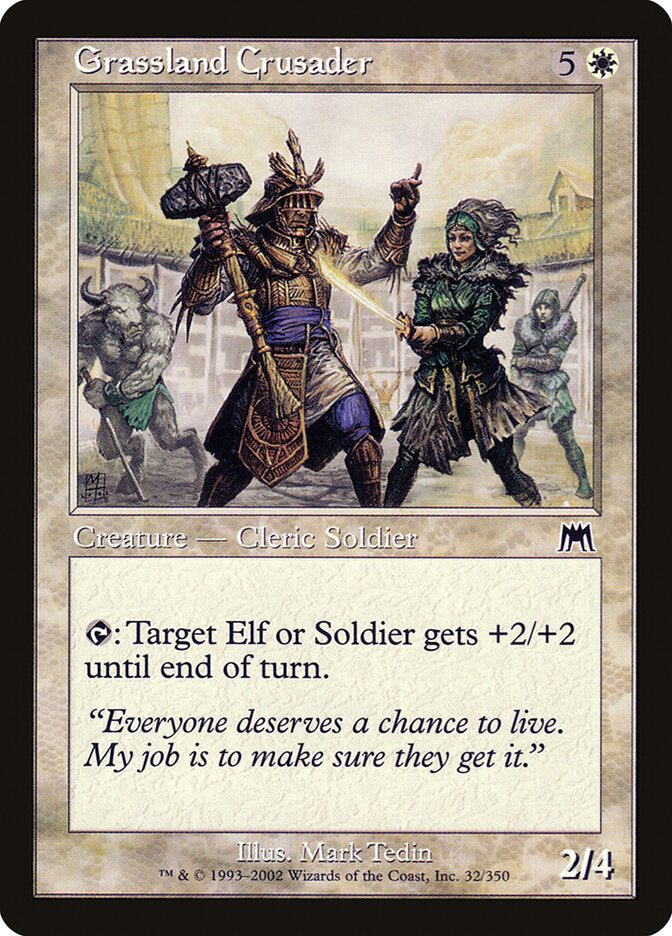 Cruzado da Pastagem / Grassland Crusader - Magic: The Gathering - MoxLand