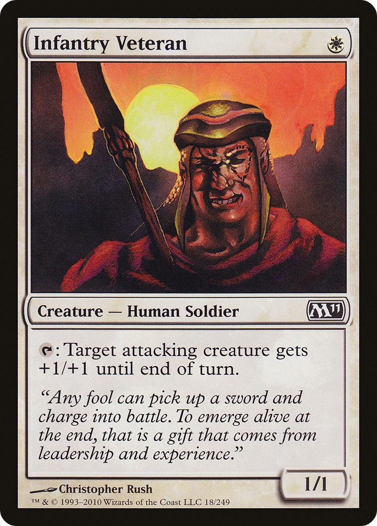 Veterano da Infantaria / Infantry Veteran - Magic: The Gathering - MoxLand