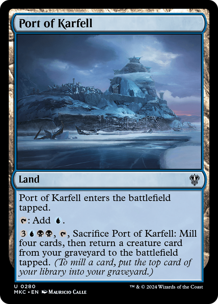 Porto de Karfell / Port of Karfell - Magic: The Gathering - MoxLand